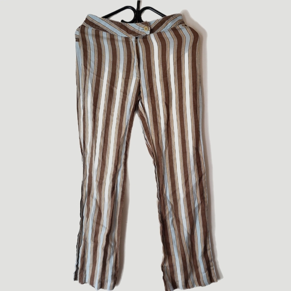 Jantzen Women's Striped Wide-Leg Pants Size S - Picture 1 of 3